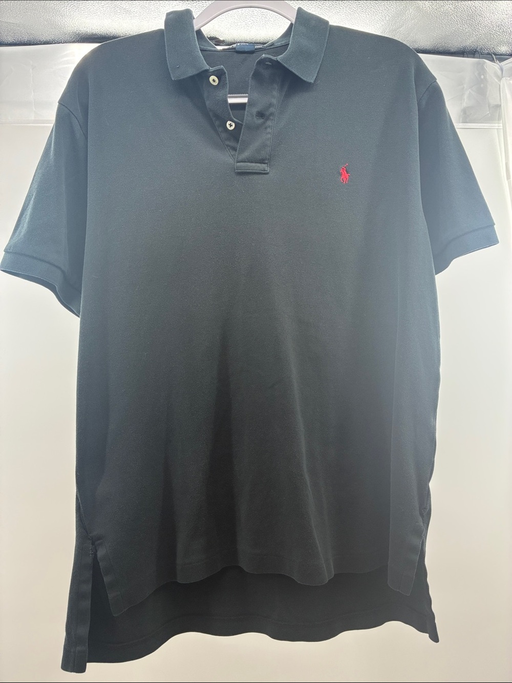 Polo by Ralph Lauren Black Polo with Red Pony Logo